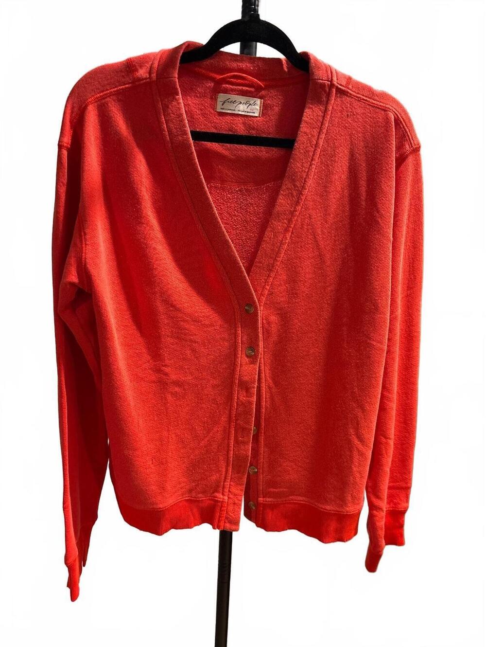 #FP035 Free People Button Down Cardigan, Size S